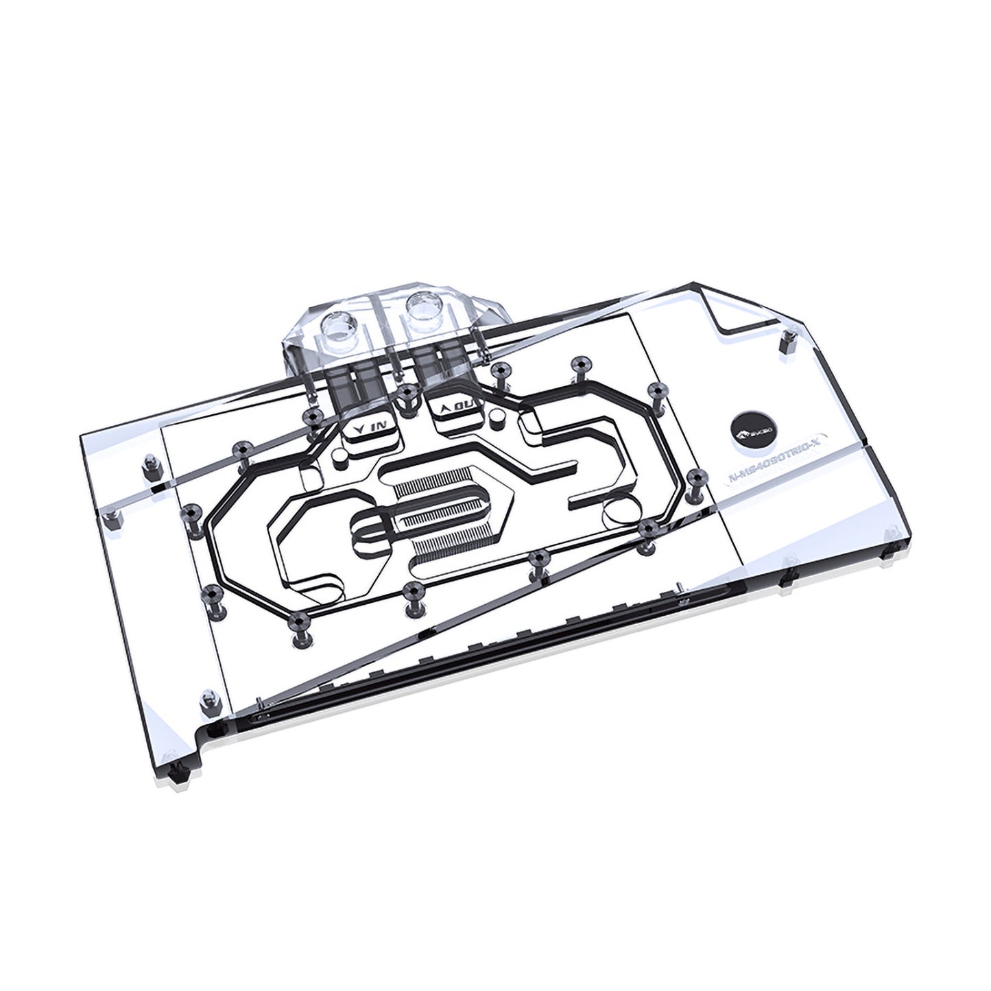 Bykski GPU Water Block For MSI RTX 4090 Suprim / Suprim X / Suprim Liquid X / Gaming X Trio, Full Cover With Backplate PC Water Cooling Cooler, N-MS4090TRIO-X