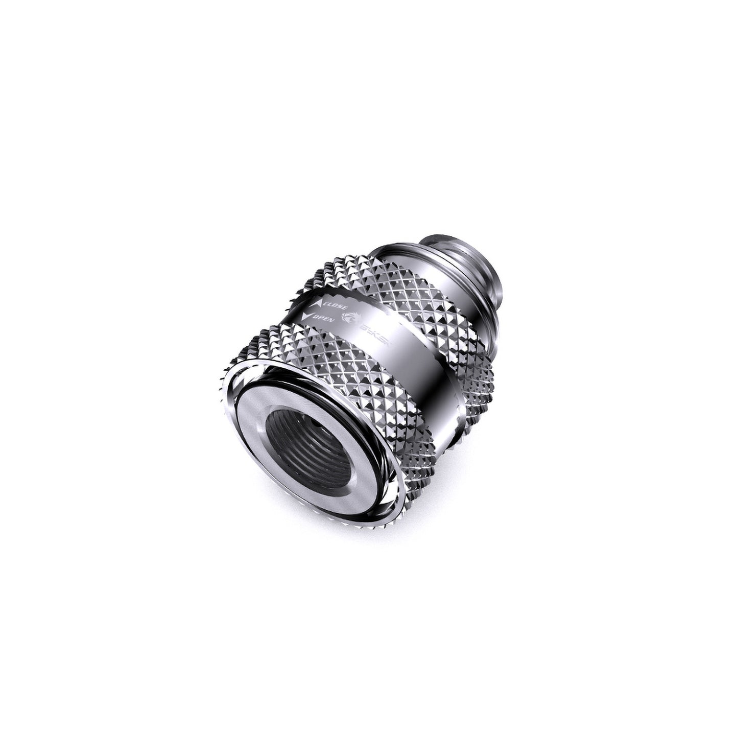 Vanne à eau Bykski G1/4 '' Double filetage intérieur, interrupteur de couleur mâle à femelle, pour tube dur, poussez l'interrupteur pour vidanger, CC-HP-X-V4