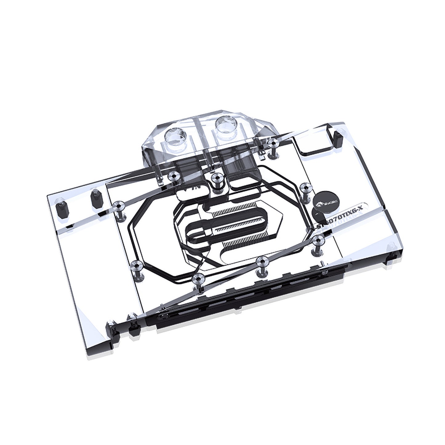 Bloc d'eau GPU Bykski pour Zotac RTX 4070 Ti X Gaming OC 12 Go, couverture complète avec refroidisseur de refroidissement par eau pour PC, N-ST4070TIXG-X