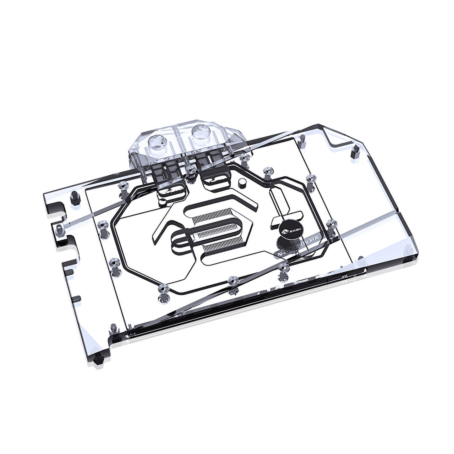 Bykski GPU Water Block For Colorful iGame RTX 4080/4080 Super/4070Ti/4070 Super Vulcan / Neptune / Advanced / 4070 Ti Vulcan / Advanced, Full Cover With Backplate PC Water Cooling Cooler, N-IG4080VXOC-X