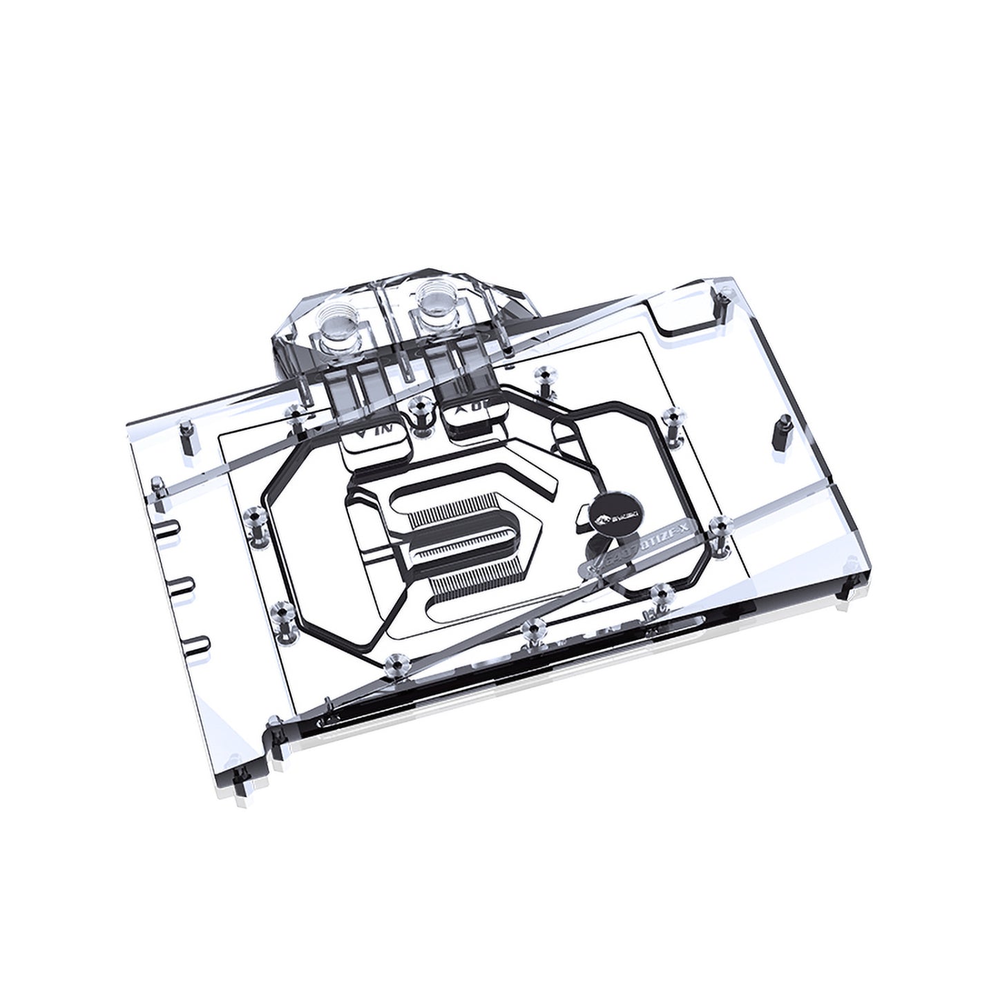 Bykski GPU Water Block For Colorful RTX 4070 Ti Battle-AX / Ulrta W OC, Full Cover With Backplate PC Water Cooling Cooler, N-IG4070TIZF-X