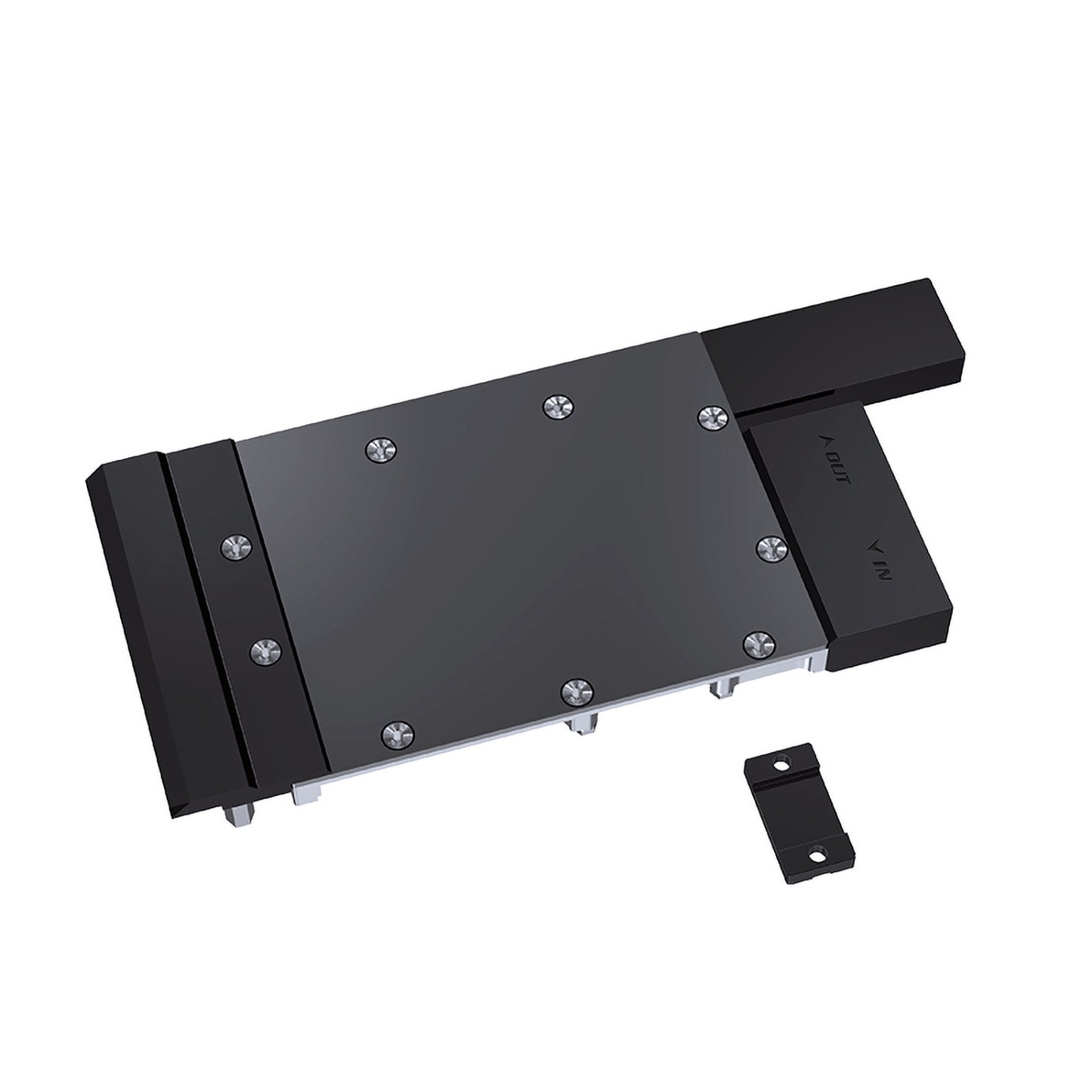 Bloc GPU Bykski pour Leadtek RTXA4000, matériau POM à haute résistance à la chaleur, avec plaque arrière à couverture complète GPU refroidisseur d'eau bloc de radiateur N-RTXA4000-X-V2