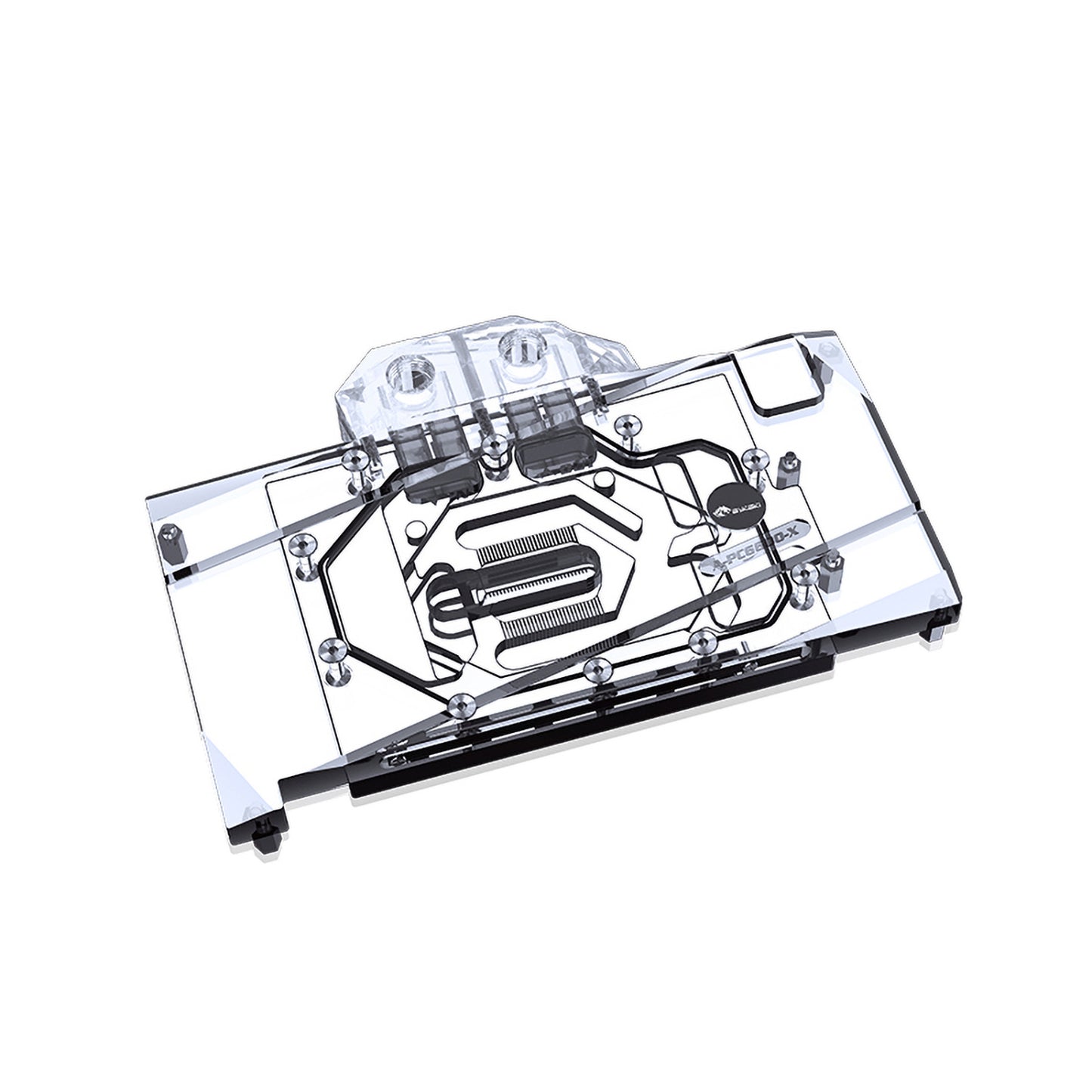 Bykski GPU Water Block For Powercolor Fighter RX 6600 8GB GDDR6, Full Cover With Backplate PC Water Cooling Cooler, A-PC6600-X