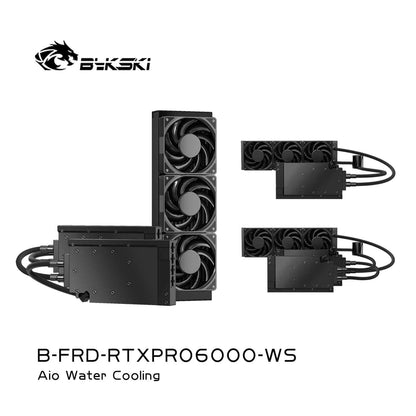 Bykski All-in-one GPU Water Cooling, For NVIDIA RTX Pro 6000 , Water Cooling System Liquid Cooler, 360 Radiator, B-FRD-RTXPRO6000-WS