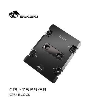 Bykski CPU block for Intel LGA7529,AI Workstation Liquid Cooling Cooler, CPU-7529-SR