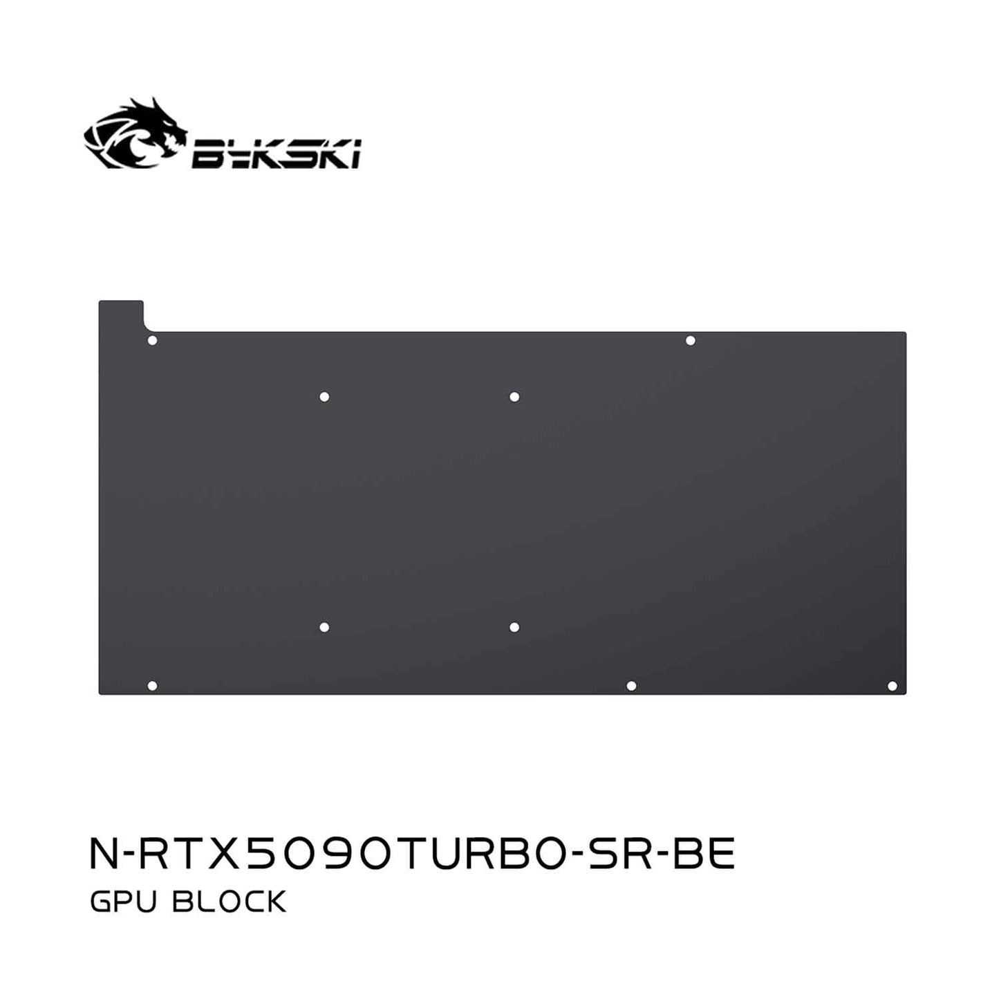 Bykski GPU Block For NVIDIA GeForce RTX5090 , High Heat Resistance Material POM + Full Metal Construction, Full Cover GPU Water Cooling Cooler Radiator Block N-RTX5090TURBO-SR