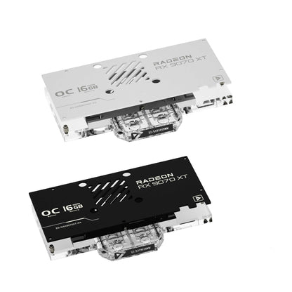 Barrow GPU Water Block For DAK RX 9070XT 16GB Overseas Version Ultra, Full Cover With Backplate PC Water Cooling Cooler,BS-DAK9070XT-PA