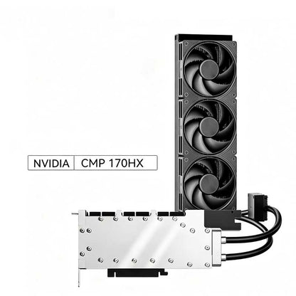 Astralcooler All-in-one server GPU cooler radiator 360/480, compatible with NVIDIA CMP 170HX