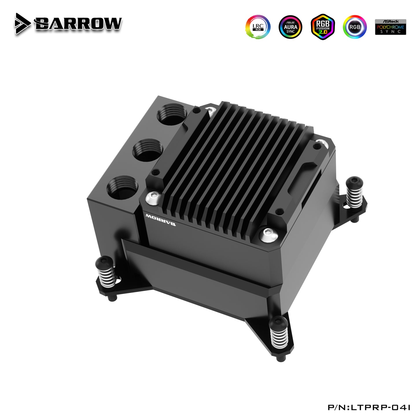Plate-forme Barrow Intel/AMD POM/Acrylic CPU Water Block avec réservoir de pompe 10w Combo bloc-pompe tout-en-un intégré LTPRK-04 M LTPRKX-04 M LTPRPA-04 M 