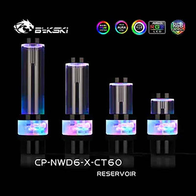 Bykski D6 Series Pump-Reserovir Combination With Lighting, Maximum Flow 720L / H Maximum Lift 4.5 | Water Cooling Pump