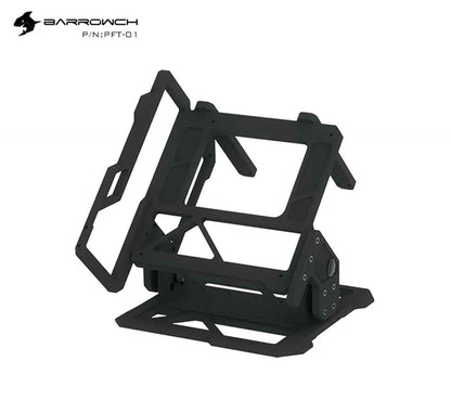 Barrow Barrowch Pomfret Open Frame Full Aluminum Alloy Water Cooling Case Compatible With Half-height And Full-height Cards PFT-01