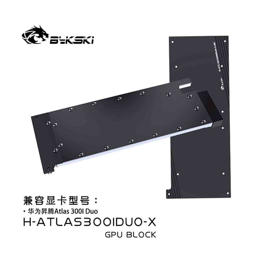Bloc GPU Bykski pour Leadtek Tesla K80M, matériau POM à haute résistance à la chaleur, bloc de radiateur de refroidissement par eau GPU à couverture complète N-TESLA-K80-X-V2 