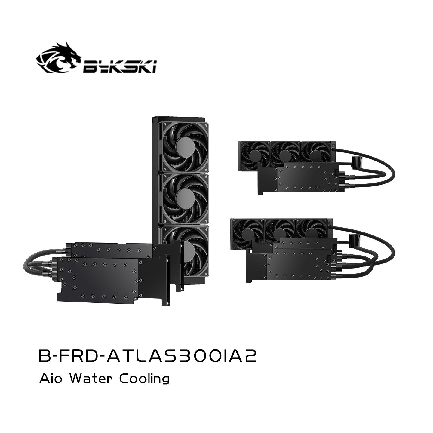 Combinaison de ventilateur de radiateur de pompe intégrée Barrow AIO, pour refroidisseur de liquide de système de refroidissement par eau, radiateur 240 360, DARIDP-30