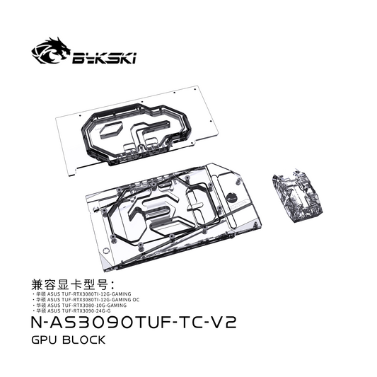 FormulaMod Bykski RTX 3080Ti full-cover GPU waterblock — silent AI revival for used cards