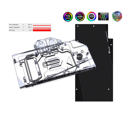 Bykski 3070 GPU Water Cooling Block For MSI RTX 3070/3060Ti Ventus, Graphics Card Liquid Cooler System, N-MS3070VES-X