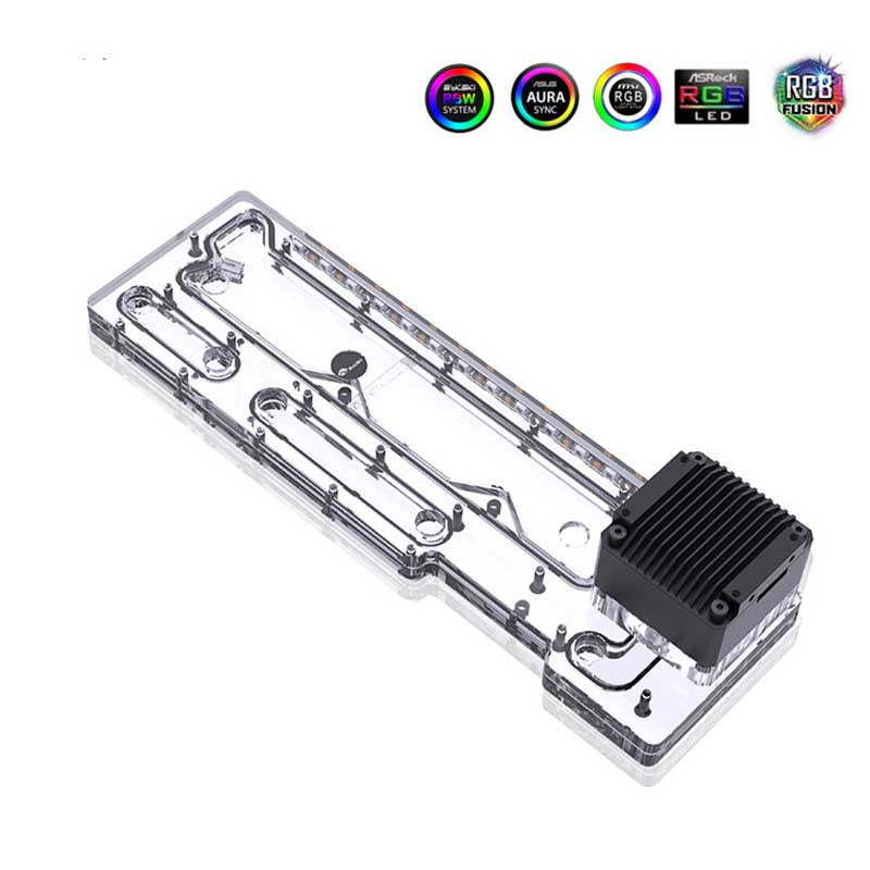 Bykski RGV-JSB-MOD1-P, Waterway Boards For JONSBO MOD1 Case, Bykski RBW, For Intel CPU Water Block & Single GPU Building