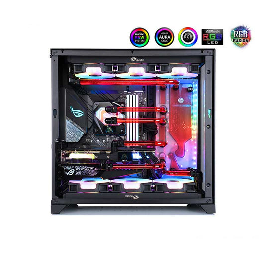 Bykski Distro Plate For LIANLI O11 Case, Waterway Boards For Intel CPU Water Block & Single GPU Building, RGV-LAN-O11-D360