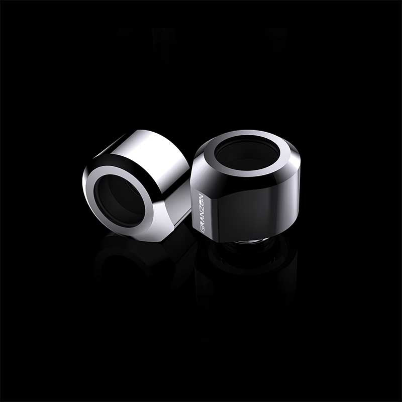 Granzon Anti-off Hard Tube Fitting, For OD14mm Hard Tubing, G1/4'' Thread Water Cooling Fitting, GD-FT14