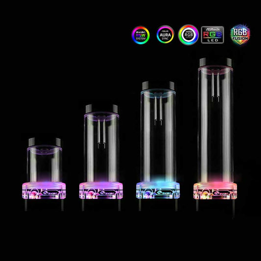 Bykski Pump-reservoir Combination, Bykski DDC Pump With Reservoir, Acrylic/POM Pump, Maximum Flow 700L/H Maximum Lift 6 Meter, CP-PMD3COV-X-CT60-V2
