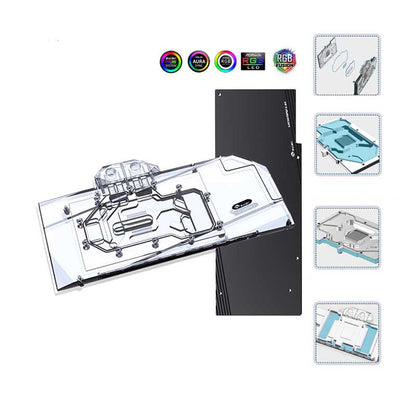 Bykski GPU Block For Zotac RTX 3070/3060 PGF, With Backplate GPU Water Cooling Cooler, N-ST3070PGF-X