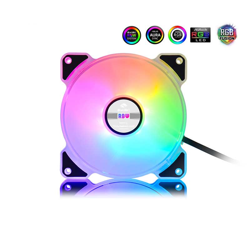 Bykski RBW 120mm Constant Cooling Fan / Cooler, Compatible With 120/240/360/480mm Radiator, B-RBW-FN-V2/ CF-APRBW-V3