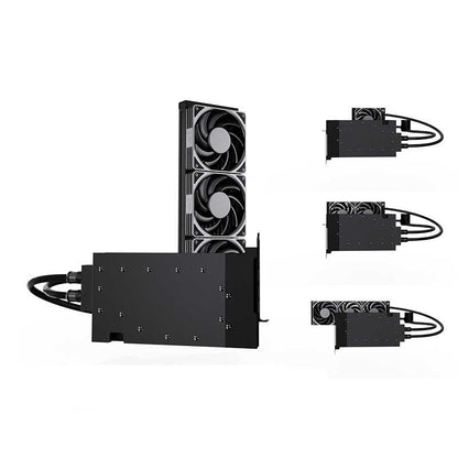 Combinaison de ventilateur de radiateur de pompe intégrée Barrow AIO, pour refroidisseur de liquide de système de refroidissement par eau, radiateur 240 360, DARIDP-30