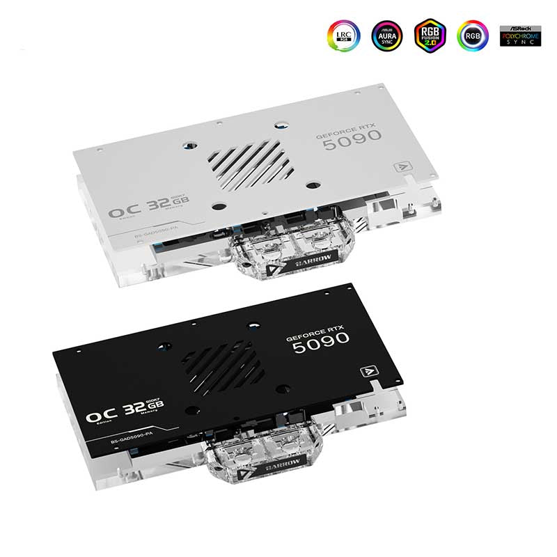 Barrow Galax Gainward 5090 Ta Xue Full Coverage GPU Water Block Cooler BS-GAD5090-PA