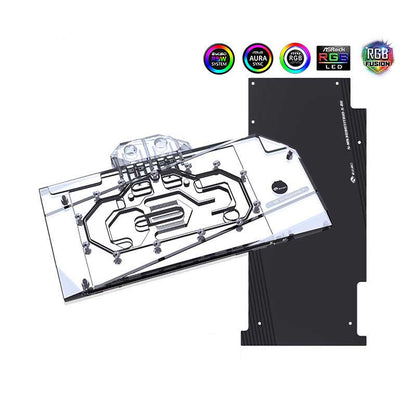Bykski GPU Water Cooling Block For MSI 3090TI SUPRIM / GAMING X TRIO 24G, Graphics Card Liquid Cooler System , N-MS3090TITRIO-X