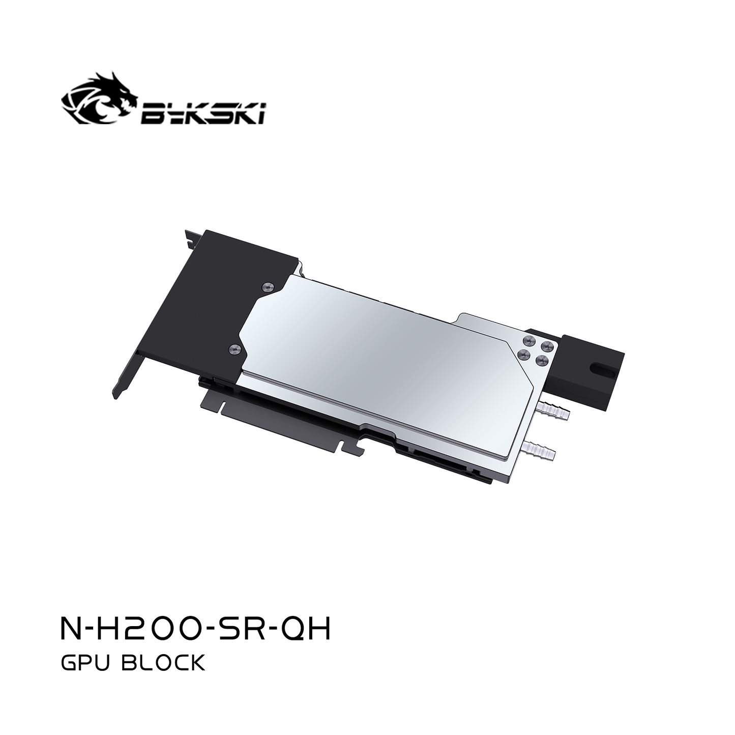 Bykski N-H200-SR-QH Vacuum-Soldered Graphics Card Water Block for NVIDIA H200 Data Center Class