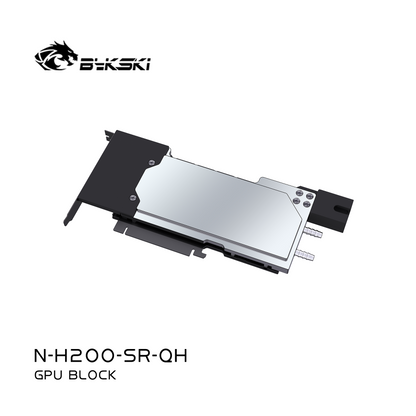 Bykski N-H200-SR-QH Vacuum-Soldered Graphics Card Water Block for NVIDIA H200 Data Center Class