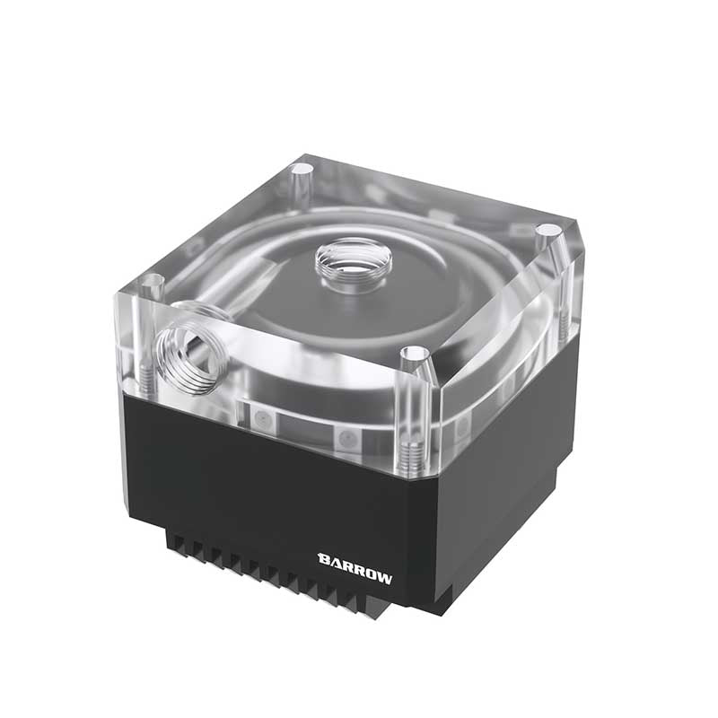 Barrow PLUS Version 17W PWM Pump, With Aluminum Radiator Cover, Special For Barrow Distro Plate, SPB17-T PLUS