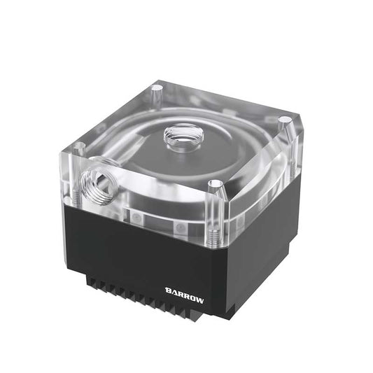 Barrow PLUS Version 17W PWM Pump, With Aluminum Radiator Cover, Special For Barrow Distro Plate, SPB17-T PLUS