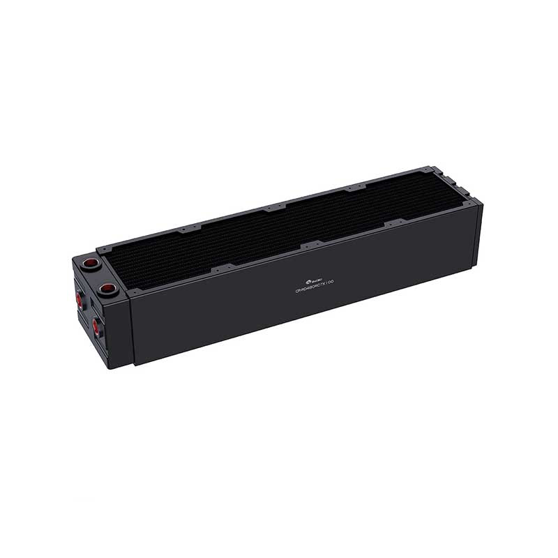 Bykski 480mm Copper Radiator RC Series High-performance Heat Dissipation 100mm Thickness for 12cm Fan Cooler, CR-RD480RC-TK100