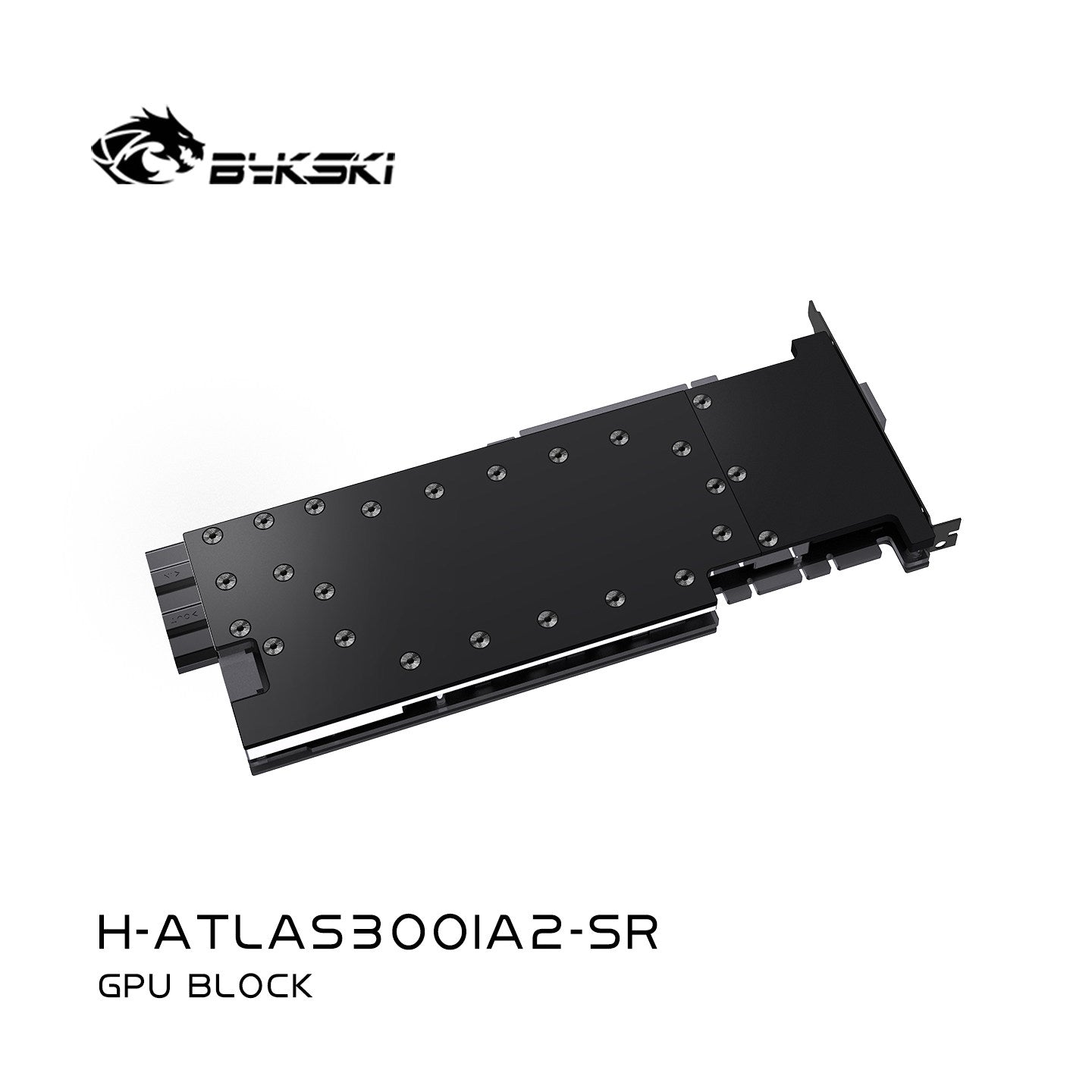 FormulaMod Bykski GPU Block For H-ATLAS300IA2-SR , High Heat Resistance Material POM + Full Metal Construction, With Backpla…