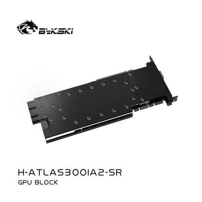 FormulaMod Bykski GPU Block For H-ATLAS300IA2-SR , High Heat Resistance Material POM + Full Metal Construction, With Backpla…