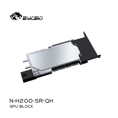 Bykski N-H200-SR-QH Vacuum-Soldered Graphics Card Water Block for NVIDIA H200 Data Center Class