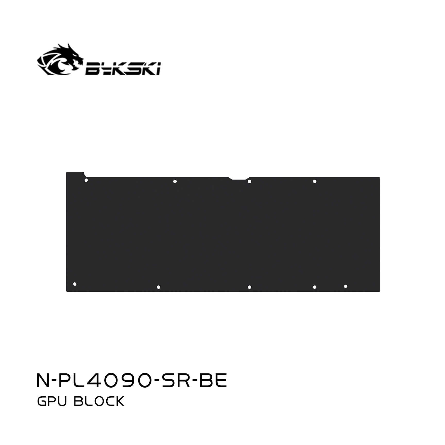 FormulaMod Bykski GPU Water Block ForN-PL4090-SR , Full Cover With Backplate PC Water Cooling Cooler, | Water Cooling Block