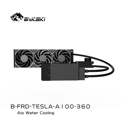 Bykski B-FRD-TESLA-A100 AIO Liquid Cooler for NVIDIA Tesla A100 40GB / A30 24G / CMP 170HX with 360mm Radiator