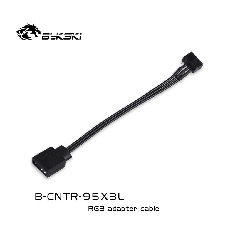 Bykski B-CNTR-95X3L, Asus Aura Synchronous Extension Cables, For 5v 3Pin RGB Header, Only For Bykski's RBW Lighting