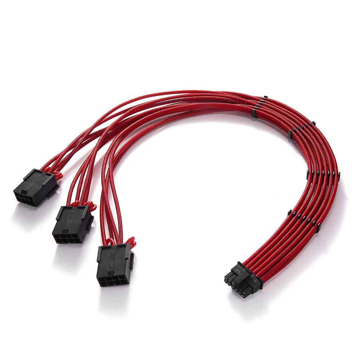 16AWG 12VHPWR,17.7inch PCI-e 5.0 16pin(12+4) Cable To 3X8-Pin Male To Female,12+4pin For RTX 3090Ti/4070Ti/4080/4090 With Combs，Single Cable