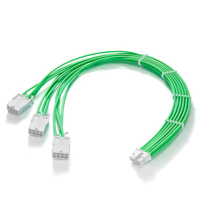 16AWG 12VHPWR,17.7inch PCI-e 5.0 16pin(12+4) Cable To 3X8-Pin Male To Female,12+4pin For RTX 3090Ti/4070Ti/4080/4090 With Combs，Single Cable