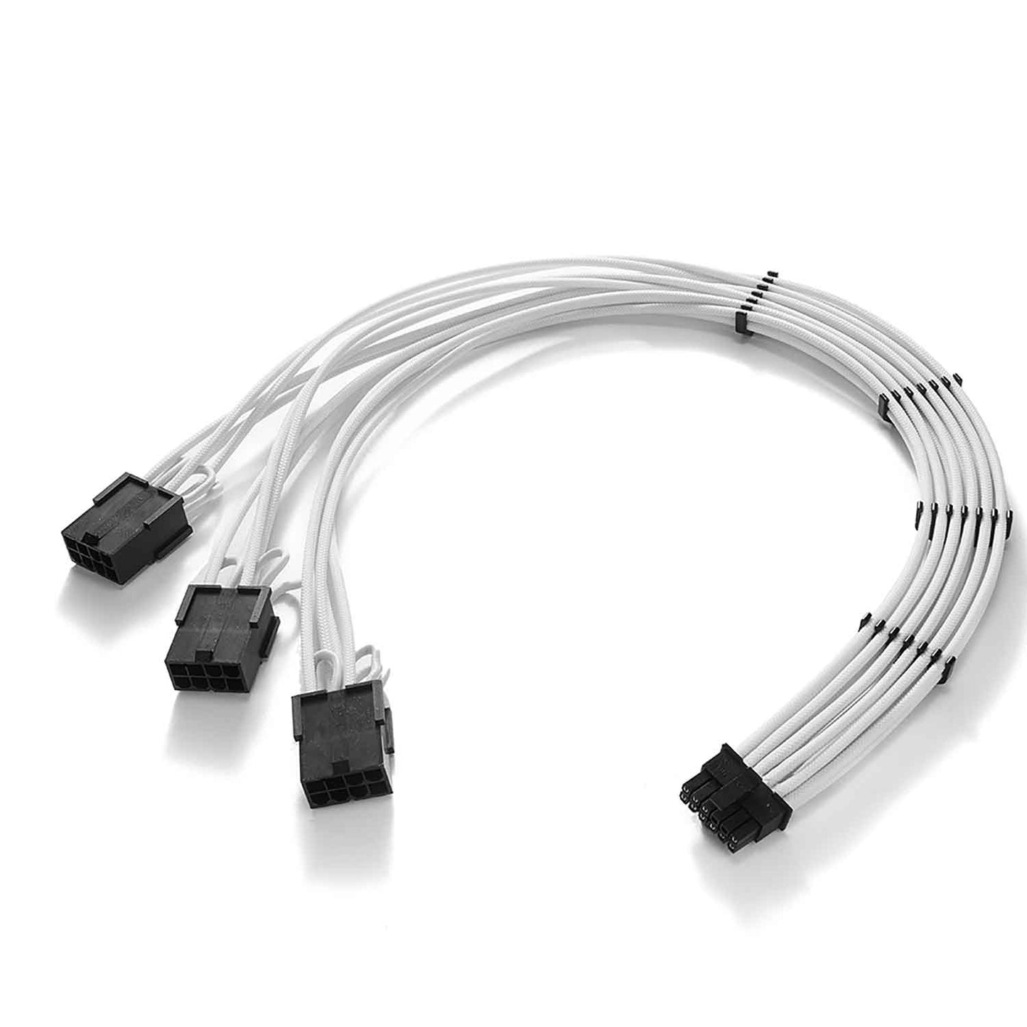 16AWG 12VHPWR,17.7inch PCI-e 5.0 16pin(12+4) Cable To 3X8-Pin Male To Female,12+4pin For RTX 3090Ti/4070Ti/4080/4090 With Combs，Single Cable