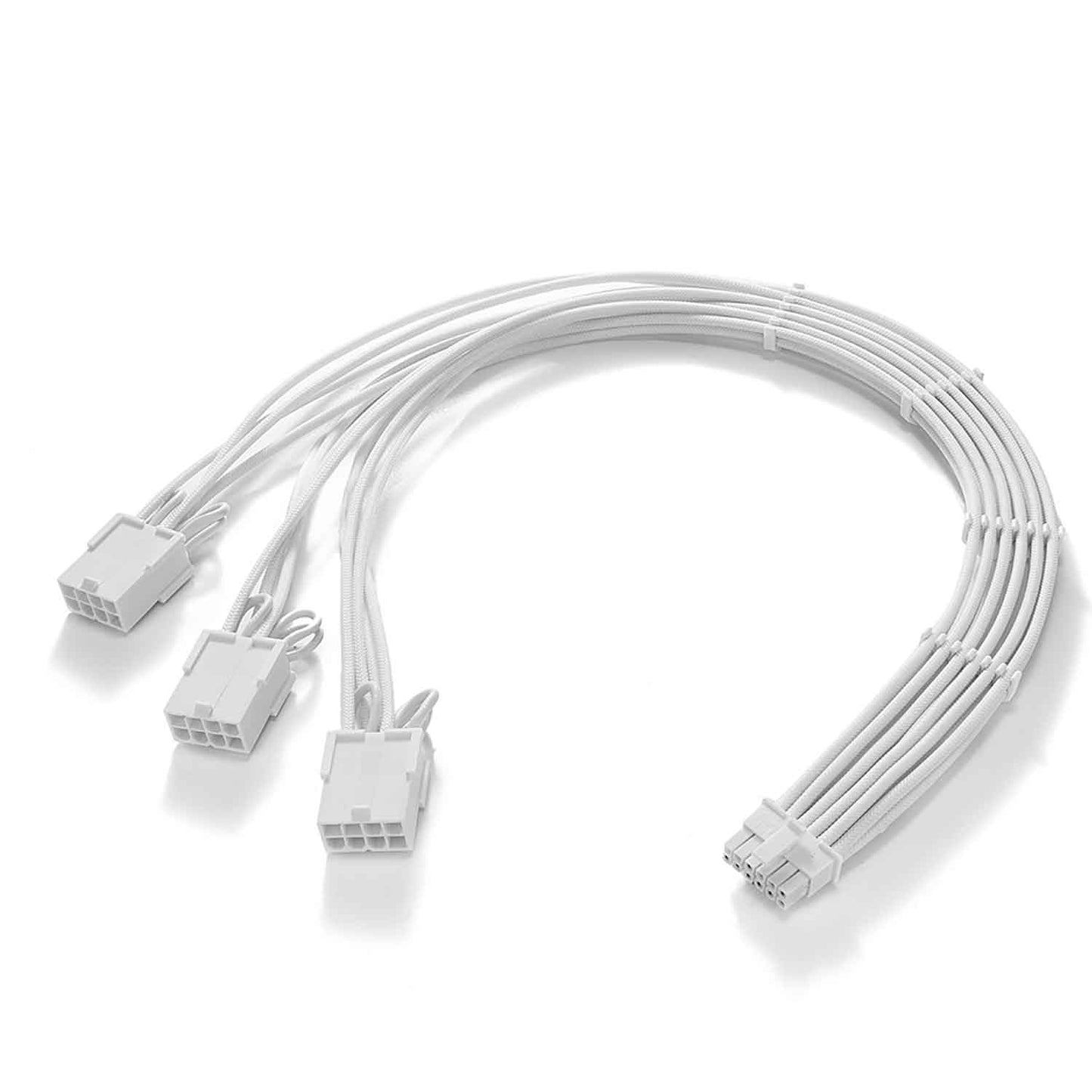 16AWG 12VHPWR,17.7inch PCI-e 5.0 16pin(12+4) Cable To 3X8-Pin Male To Female,12+4pin For RTX 3090Ti/4070Ti/4080/4090 With Combs，Single Cable