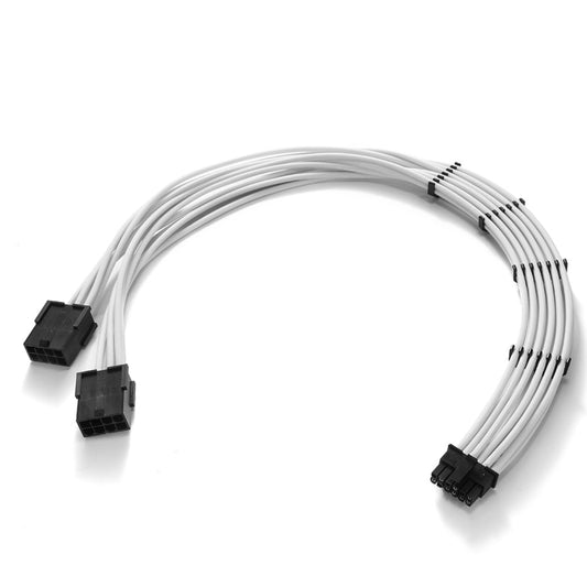 16AWG 12VHPWR,17.7inch PCI-e 5.0 16pin(12+4) Cable To 2X8-Pin Male To Female,12+4pin For RTX 3090Ti/4070Ti With Combs，Single Cable