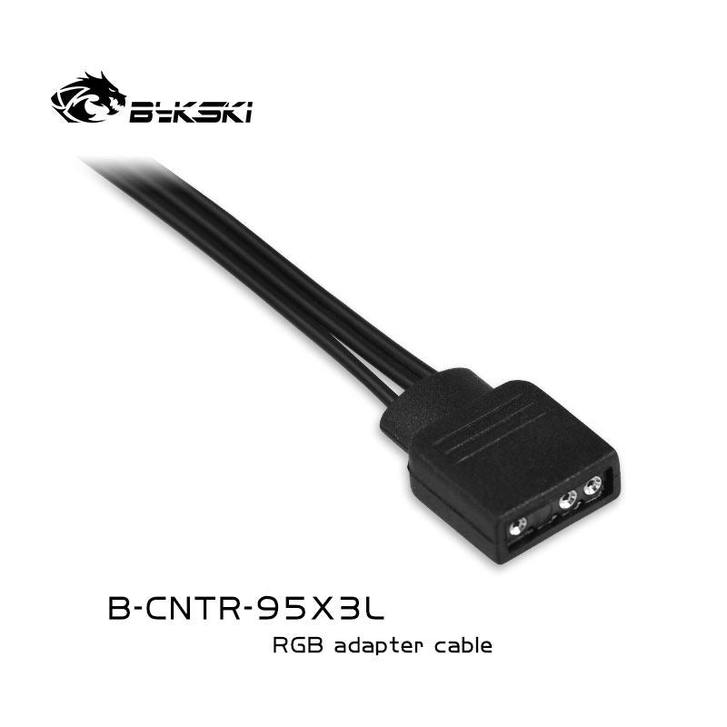 Bykski B-CNTR-95X3L, Asus Aura Synchronous Extension Cables, For 5v 3Pin RGB Header, Only For Bykski's RBW Lighting