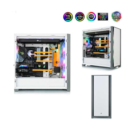 Bykski Distro Plate Kit For CORSAIR 5000D Case, 5V A-RGB Complete Loop For Single GPU PC Building, Water Cooling Waterway Board, RGV-COS-5000D-P