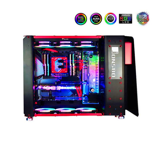 Bykski RGV-JSB-MOD1-P Water Cooling Kit For JONSBO MOD1 Case,  Water Channel Solution CPU GPU Block Double 360 Radiator