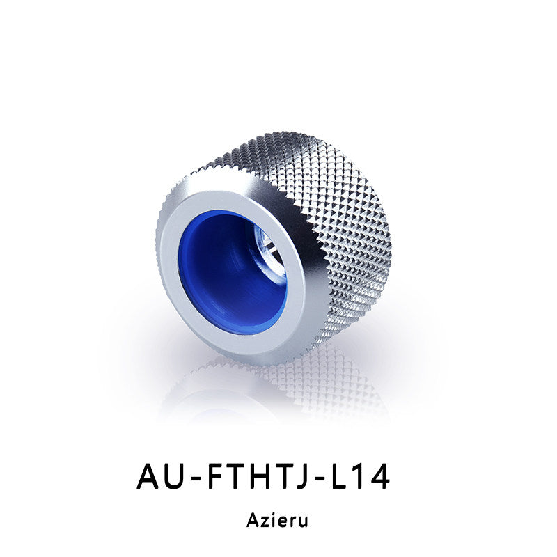 Azieru AU-FTHTJ-L14 AU Series Anti-Slip Compression Fitting – Premium Diamond-Knurled G1/4 Thread  Pipe outer diameter 14
