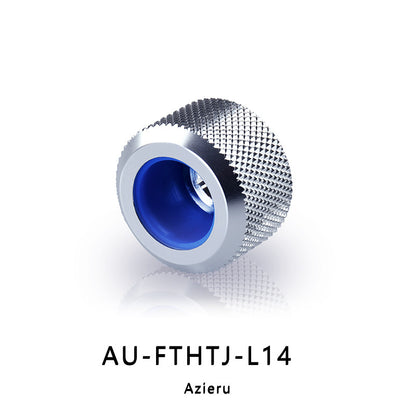 Azieru AU-FTHTJ-L14 AU Series Anti-Slip Compression Fitting – Premium Diamond-Knurled G1/4 Thread  Pipe outer diameter 14