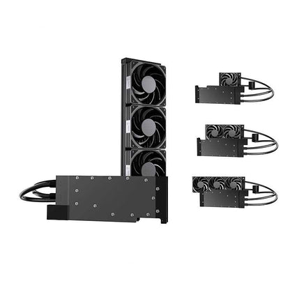 Bykski All-in-one GPU water cooling, For NVIDIA TESLA A10/NVIDIA Tesla A40 48G/Leadtek RTXA6000 , Water Cooling System Liquid Cooler,120 240 360 Radiator,B-FRD-RTXA6000